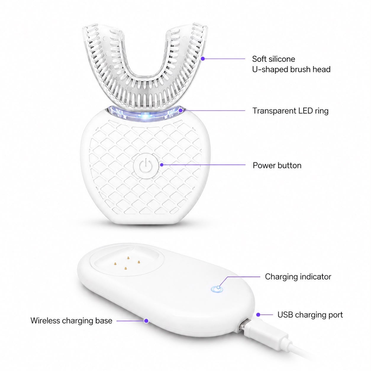 Brusherly 360 Sonic ToothBrush
